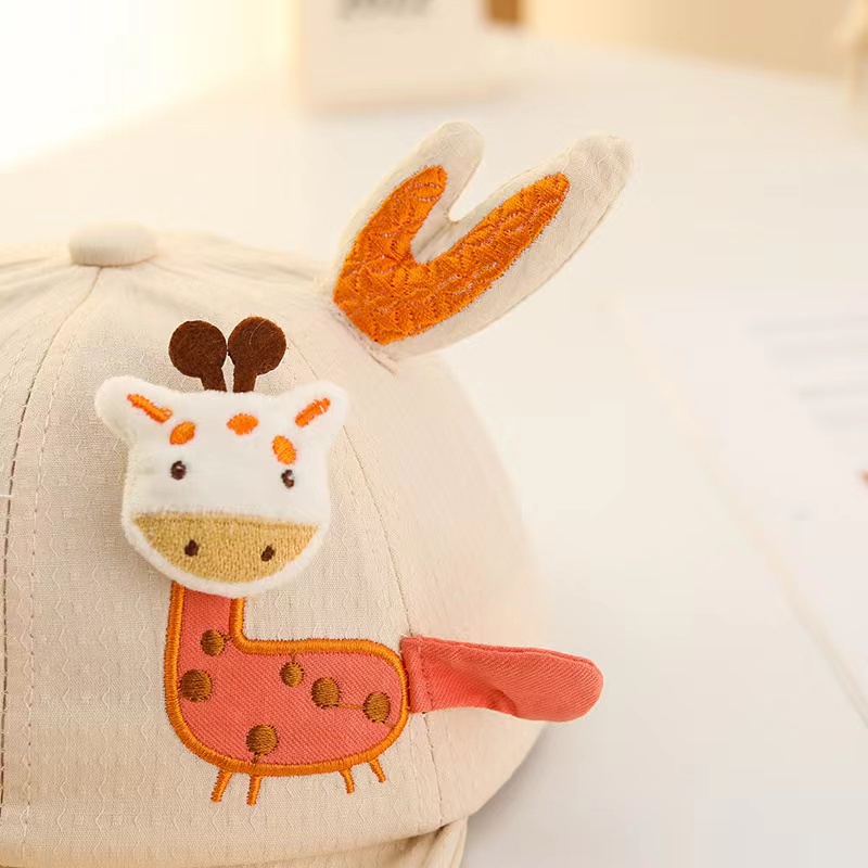 Topi Baseball Anak Balita Karakter Hewan / Baby Baseball Hat Cap Tanduk Rusa Lucu Import