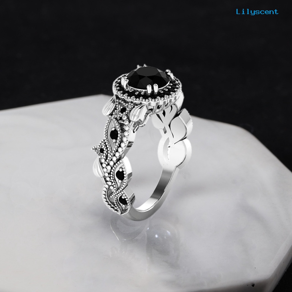 [LS]2Pcs Cincin Jari Jari Cincin Bunga Daun Berlian Imitasi Wanita Indah Berkilau Rings Perhiasan Aksesoris