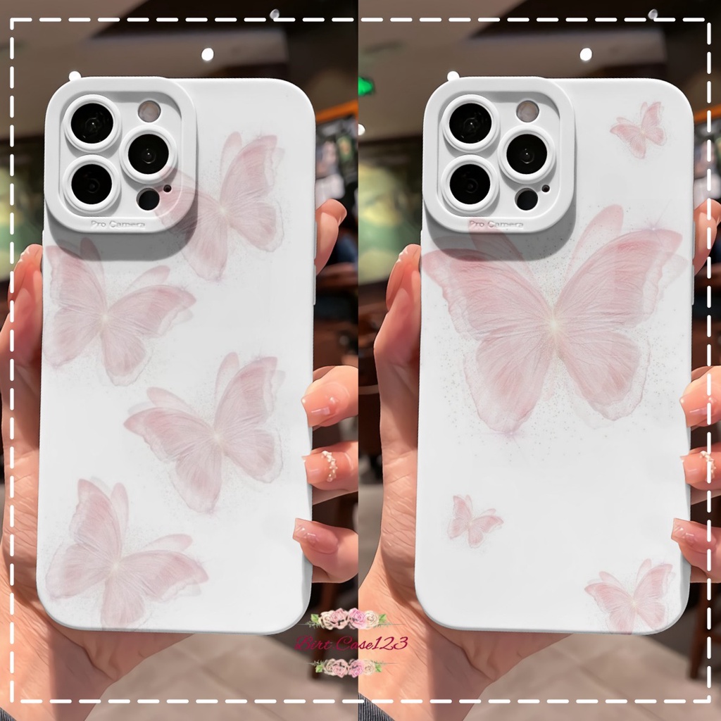 CUSTOM CASE SOFTCASE SILIKON PROCAMERA BUTTERFLY CUSTOM OPPO REALME VIVO XIAOMI SAMSUNG INFINIX IPHONE FOR ALL TYPE BC6871