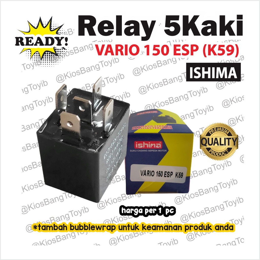 Relay Comp Power Starter Kaki 5 Honda VARIO 125 150 Esp K59 (ISHIMA)