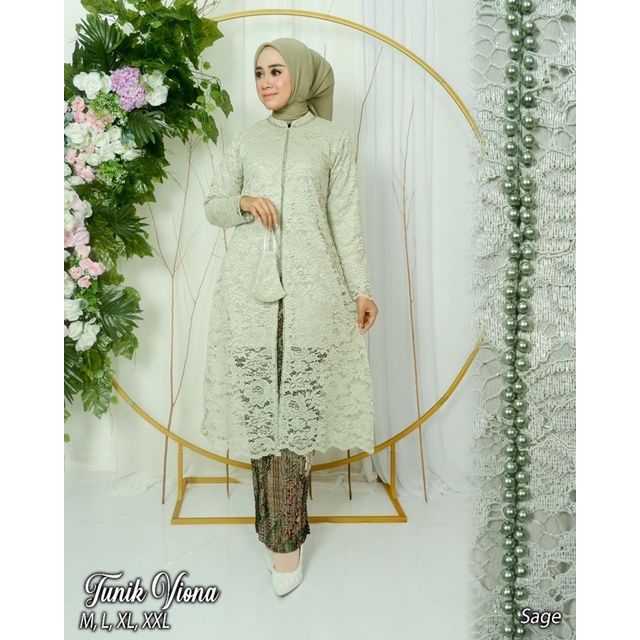 (Bayar di tempat) Kebaya Modern Busui payet Setelan Kebaya Tunik Brukat Busui Friendly Kebaya Modern Kebaya Bruka