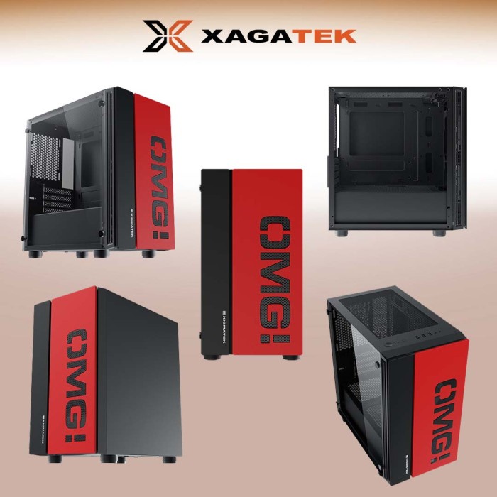 Casing Xigmatek OMG Black - Casing komputer Xigmatek