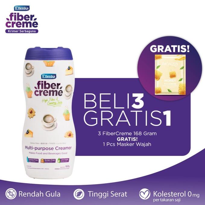

FiberCreme Jar 168gr - 3pcs GRATIS Masker Wajah