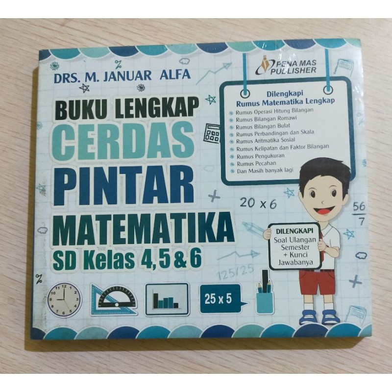 Buku Lengkap Cerdas Matematika SD Kelas 4,5,& 6