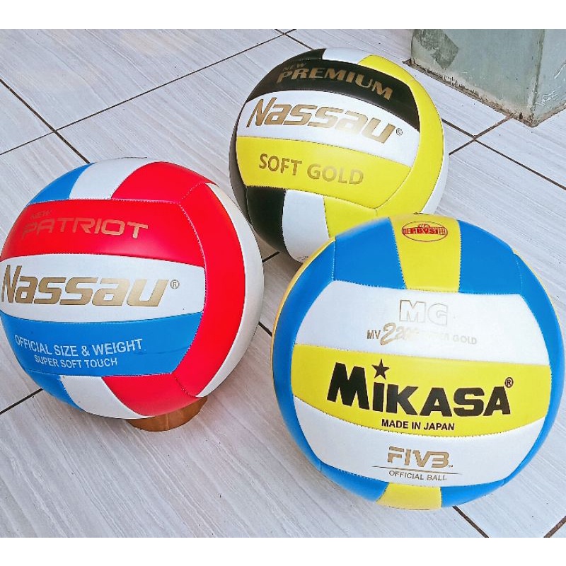 BOLA VOLLY NASSAU MIKASA / BOLA VOLI EMPUK DAN MURAH / VOLLEY BALL