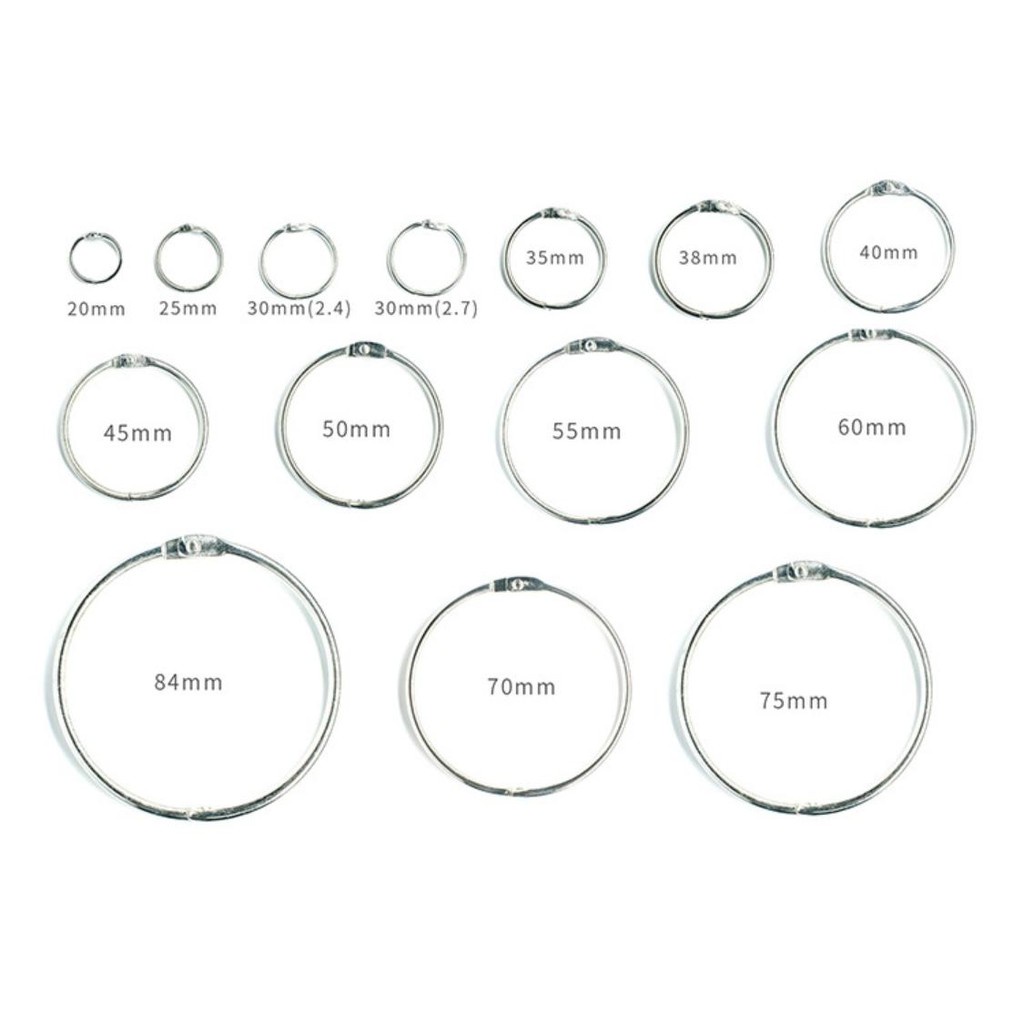 Ring Buka Tutup Ring Binder Uk 20mm-40mm Harga/10pc