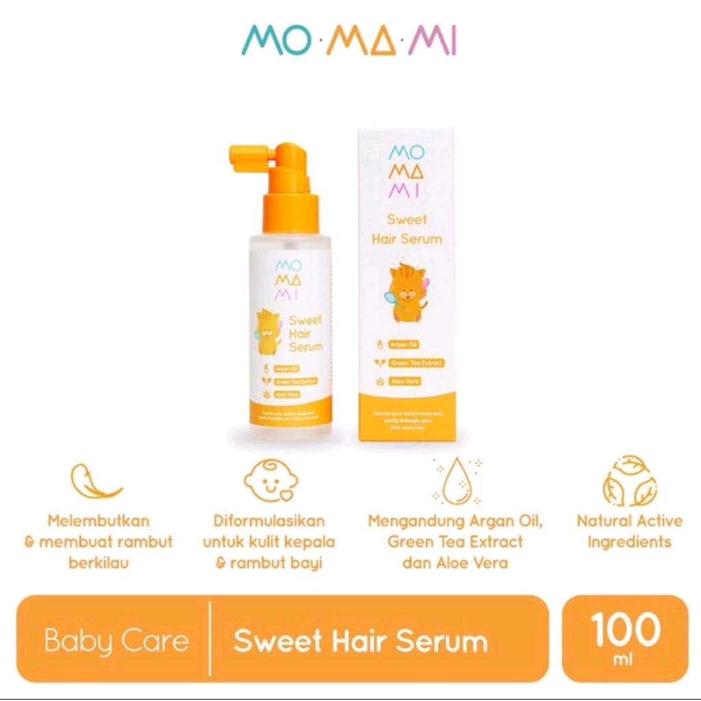 Momami Sweet Hair Serum Hair Lotion Vitamin Rambut Bayi 100ml