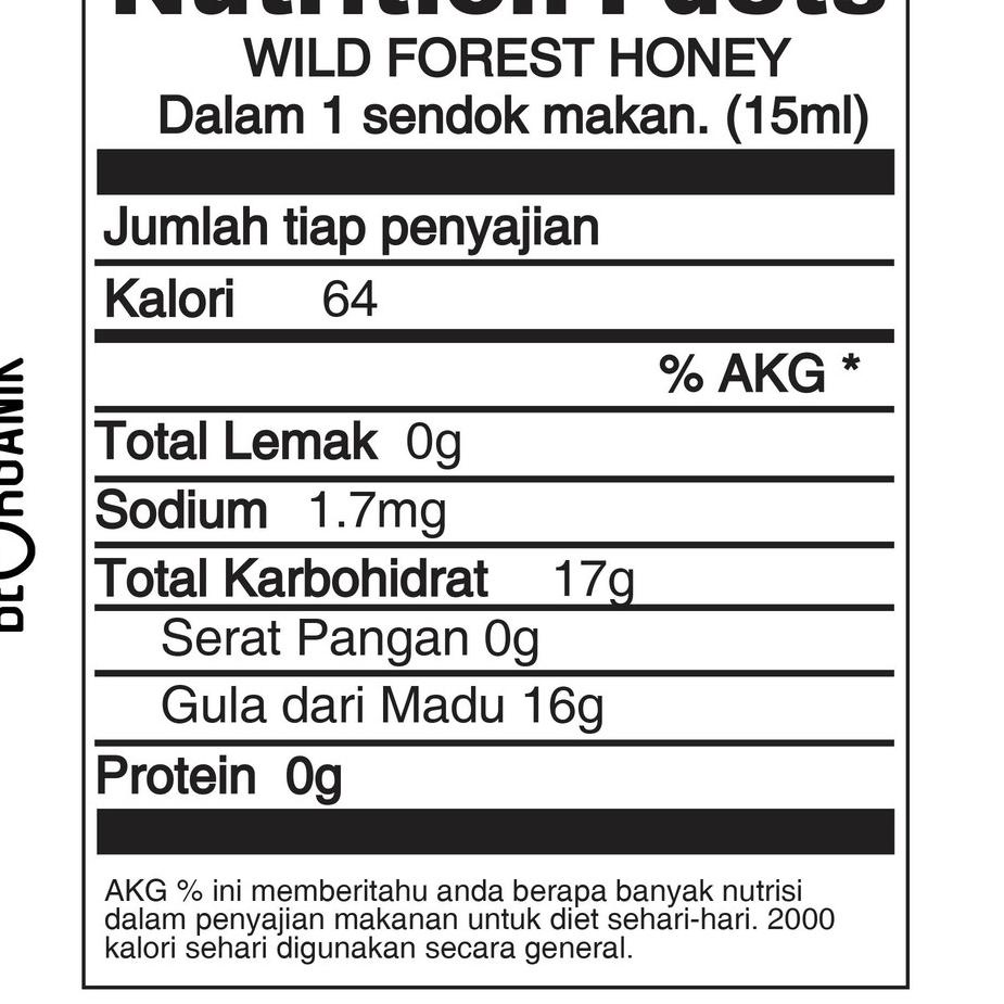 

COD✔️Madu Hutan Beorganik 350gr - Natural Raw Forest Honey Asli 100%|SQ6