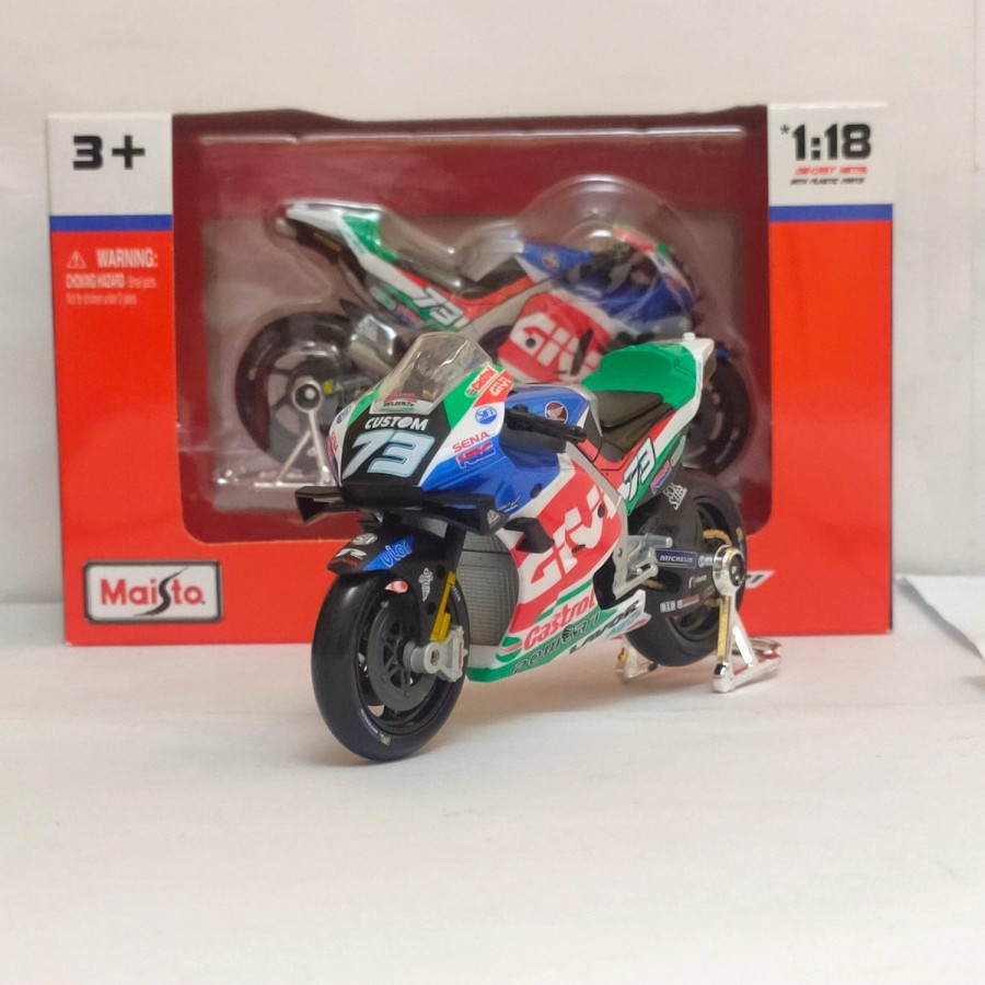 Diecast MotoGP Honda 73 Alex Marquez Maisto Miniatur MotoGP Original harga murah