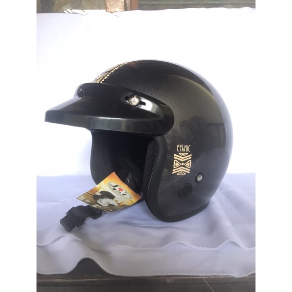 helm bogo retro klasik standart monsa racing rider dark grey abu tua kaca bogo pet topi goggle mask
