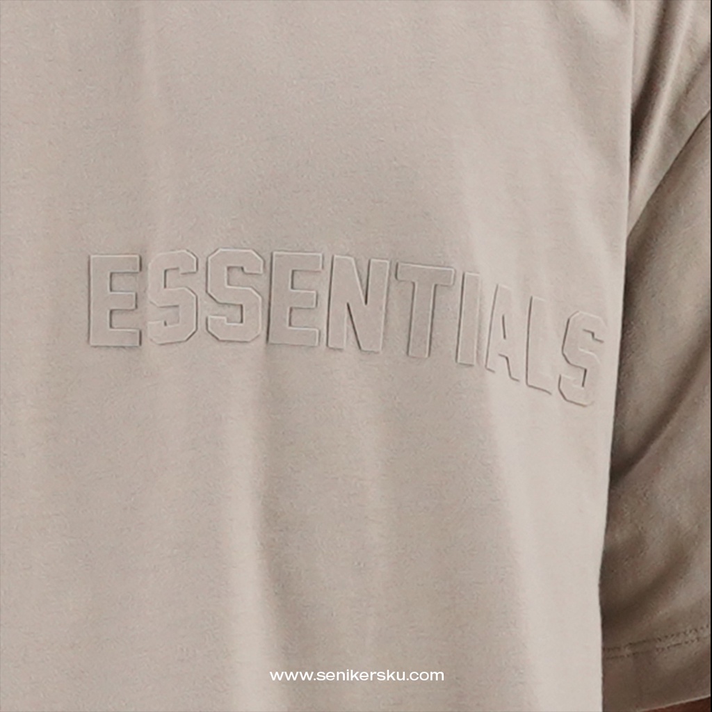 Essentials FOG Front Logo Smoke Tee FW22