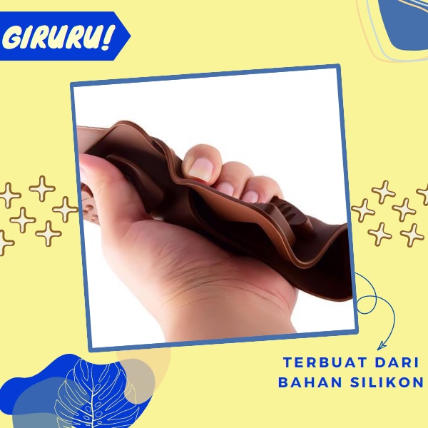 Cetakan Coklat Bentuk Pizza /  Cetakan Coklat Jelly Pudding / Cetakan Molds Silicone tahan panas Serbaguna