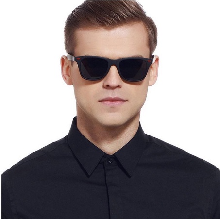 Kacamata Hitam Polarized Bentuk Kotak Untuk Pria Dan Wanita Mengemudi