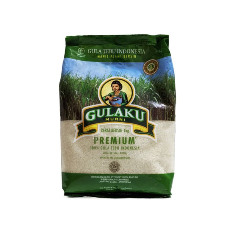 

Gula Pasir Gulaku 1kg Hijau