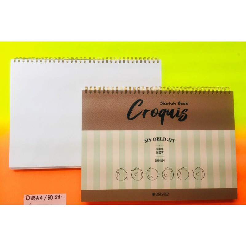 

SKETCH BOOK CROQUIS A4 D115 ISI 50LEMBAR/UK 297X210MM