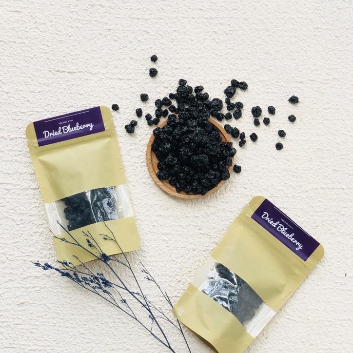

✔ Organic&Joy • Dried Blueberry/ buah bluberry kering/ antioxidant (unsweetened, snack sehat,pure blueberry, teh buah blueberry,toping muesli,dried fruit blueberries) ゆ