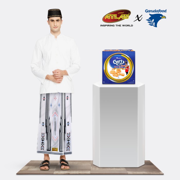 Paket ATLAS Idaman Harmoni Putih dan Hollanda Gery Butter Cookies 450g