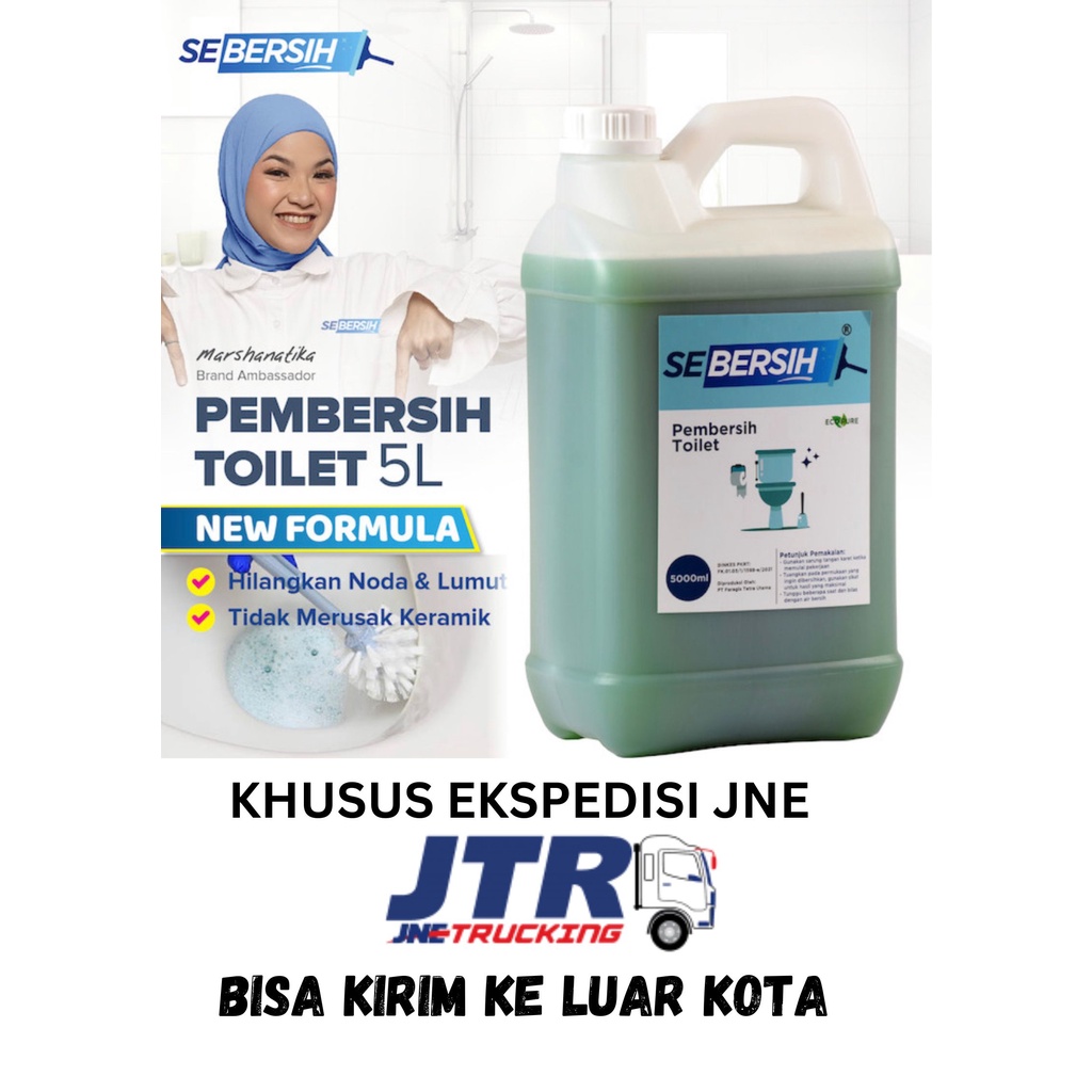 SEBERSIH Pembersih Toilet Bowl Cleaner 5 Liter Khusus Kirim Via JNE