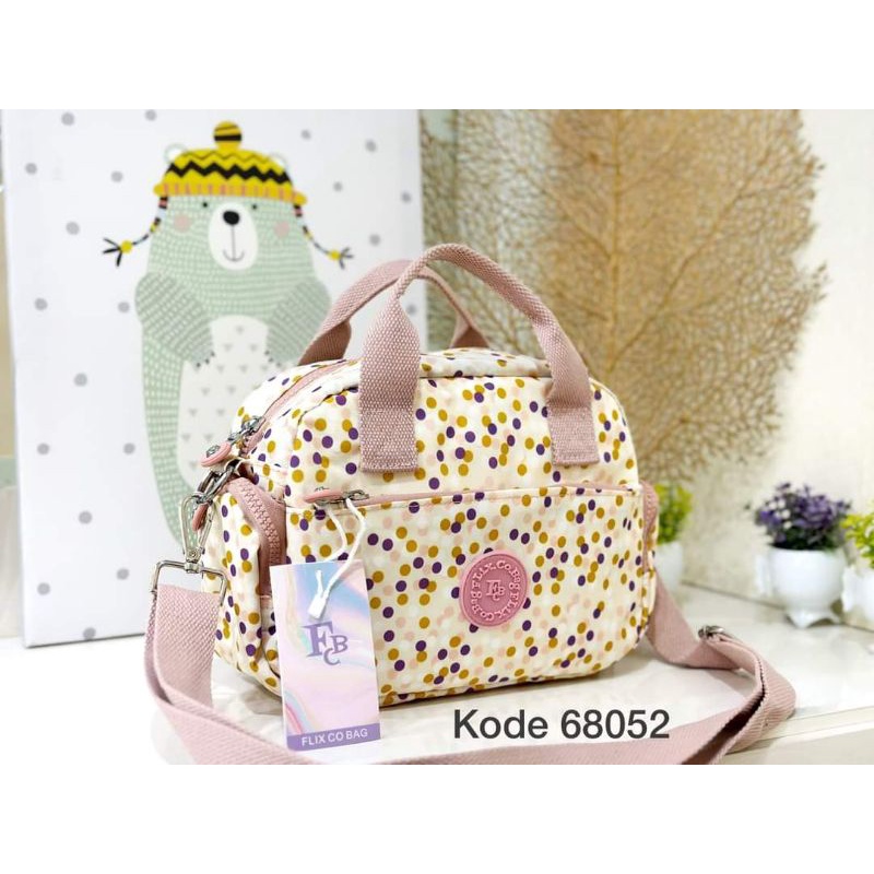 NEW ITEM tas fashion tote / selempang corak import kode 68052