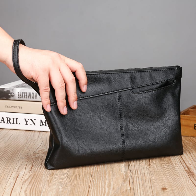 Dompet Clutch kulit Pria  Bisa Wanita Cowok premium wallet laki laki Kekinian Terbaru