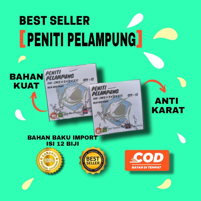 Peniti pancing / peniti kumbul pancing import