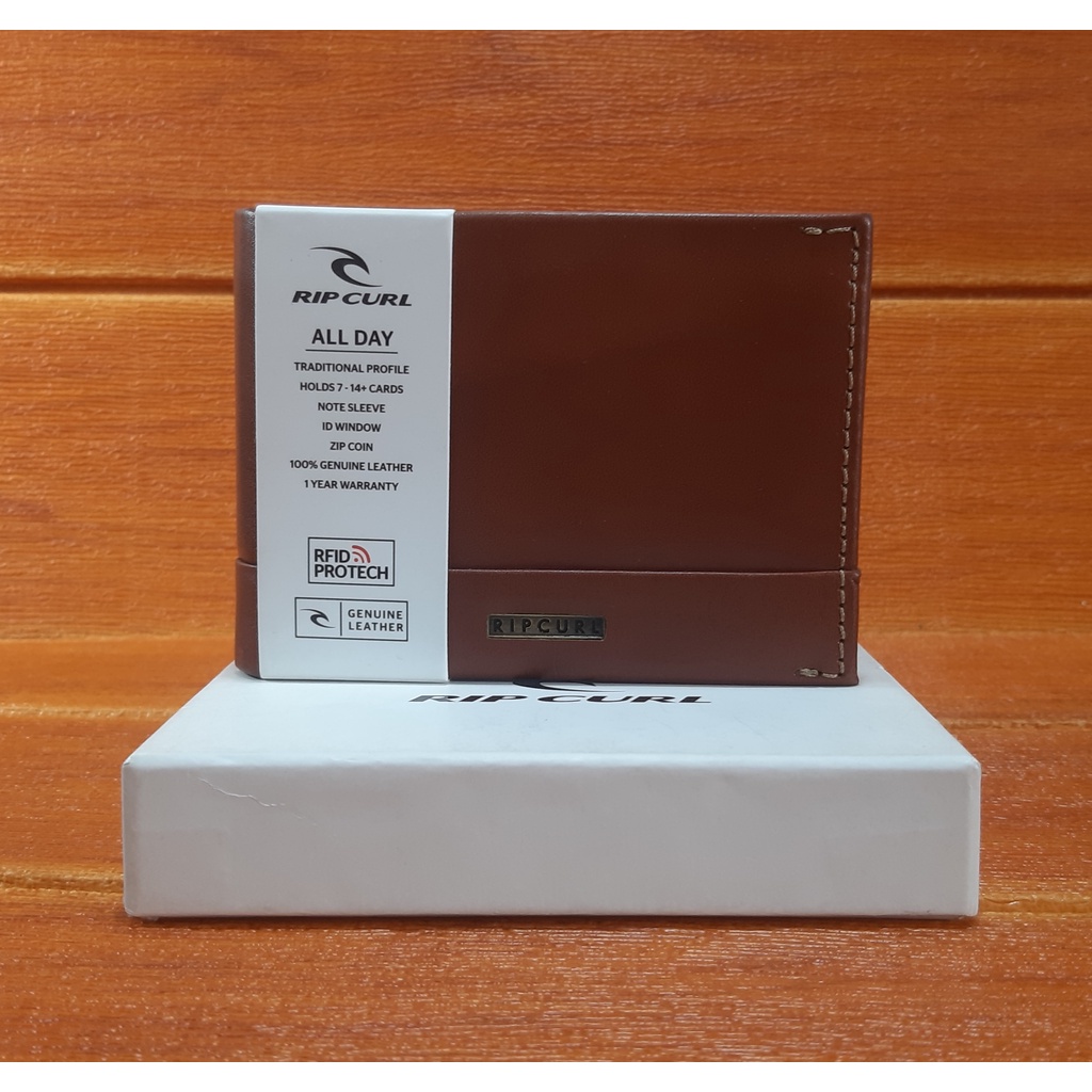 Dompet Ripcurl Original Pria S19 Horizons rfid all day - cognac