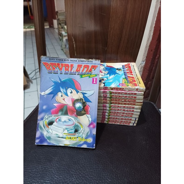 komik beyblade bakuten shoot 1-13 tamat