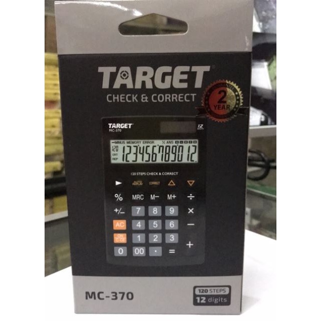 

KALKULATOR / CALCULATOR TARGET MC-370 ( CHECK & CORRECT ) #ORIGINAL