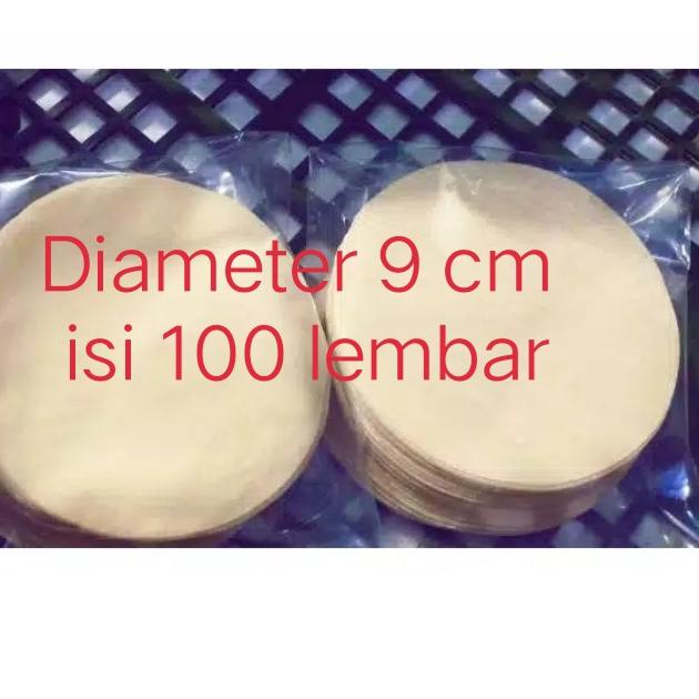 

✔✔SALE✔✔ Kulit dimsum,ukuran 9 cm ,100 lembar/ pack