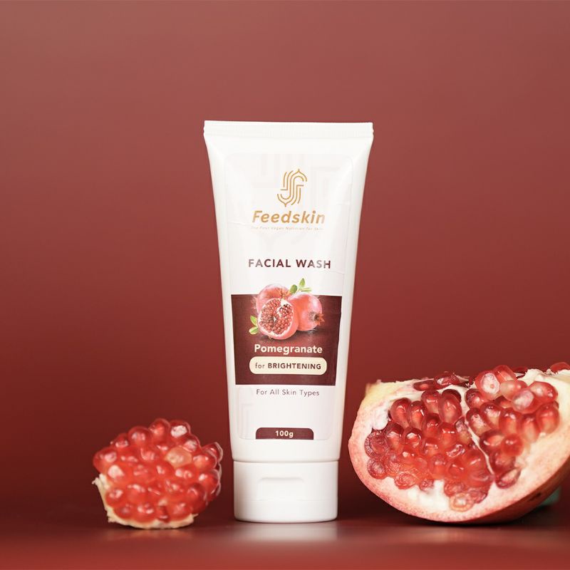 FEED SKIN Facial Wash Pomegranate [For Brightening]