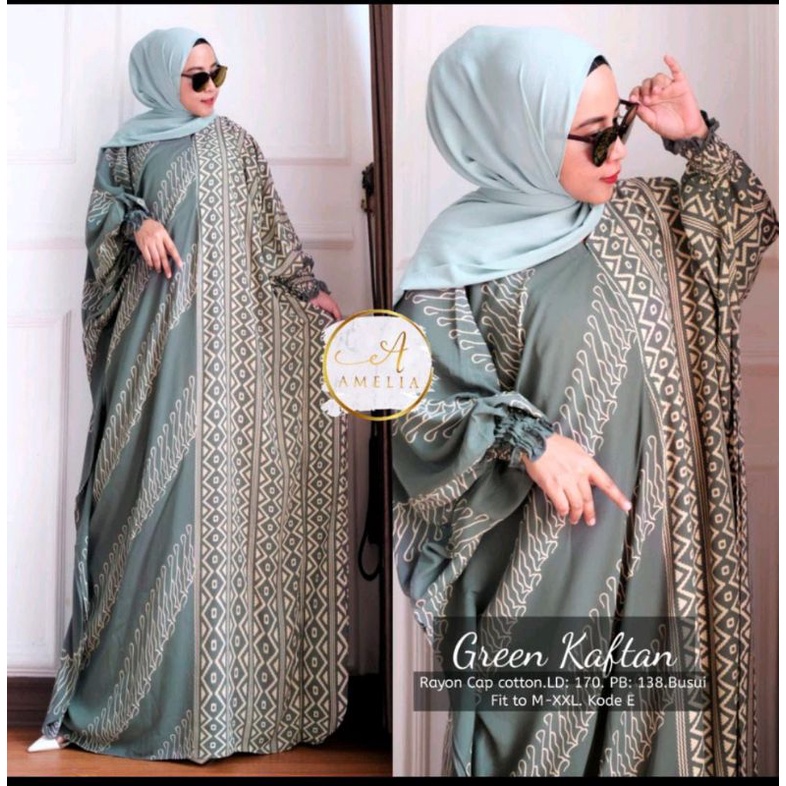 COD -Gamis Kaftan Mariska Asmiranda Maxy Gamis Muslim Aurora Dress Shakila Aksen Renda Import Ld  140 Fit xxxXL