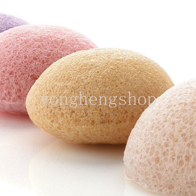 Spons Pembersih Wajah Wajah Kosmetik Face Puff Makeup Cuci Sponge Bedak Wajah Deep Cleansing Exfoliator Tool