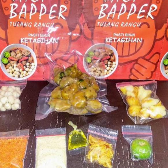 

₵ Baso Aci Bapper boci Premium boci baper sambel mercon Cilok Bapper CILOKBA garut seblak bapper ¢