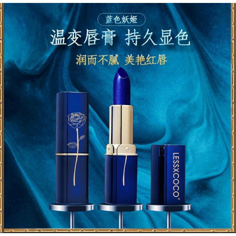 LESSXCOCO BLUE LIPSTIK ORIGINAL ( READY )