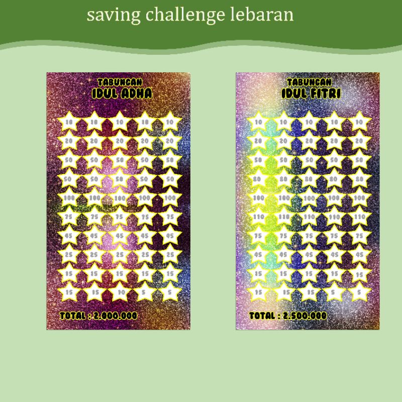 

SAVING CHALLENGE lebaran