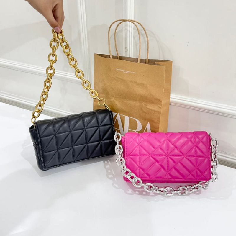 Tas zara selempang / bahu wanita impor