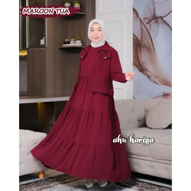 kanifa Blazer / Gamis blazer / gamis kekinian