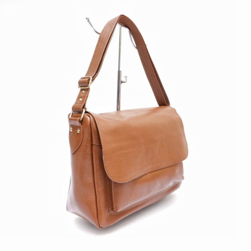 Tas Selempang Wanita Callena Leather Original Kulit Sapi Asli Sukaregang Garut Series Papirut New Co