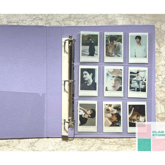 

Binder Bambi A4 3 ring 25mm Photocard Kpop Filing Namecard
