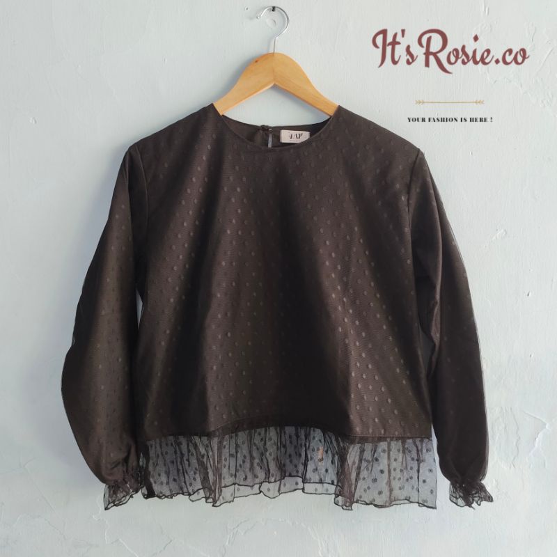 DOTTY BLOUSE BY YAP OFFICIAL (NEW)
