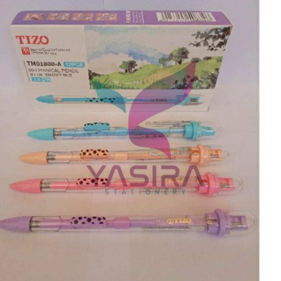 

Terjangkau이 ( 130 Gram ) SELUSIN 12 PCS Pensil Isi Ulang Pensil Mekanik Tizo TM01800 2.0mm