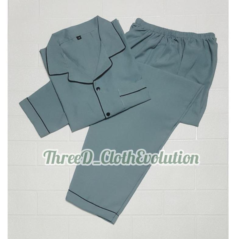 ►®◄ Piyama Polos Baju Tidur Pria/ Wanita Remaja/Dewasa Katun PP Harga Grosir