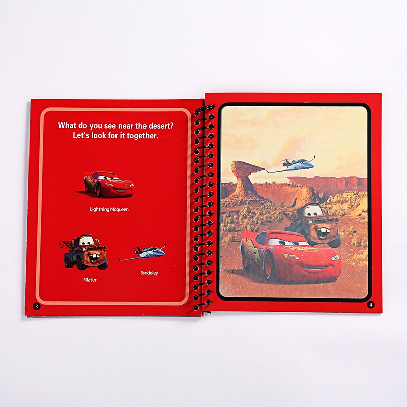 Buku Gambar Magic Book Water Tanpa Cat Buku Warna Ajaib Anak-Anak Gambar Kartun Buku Edukasi Magic Coloring