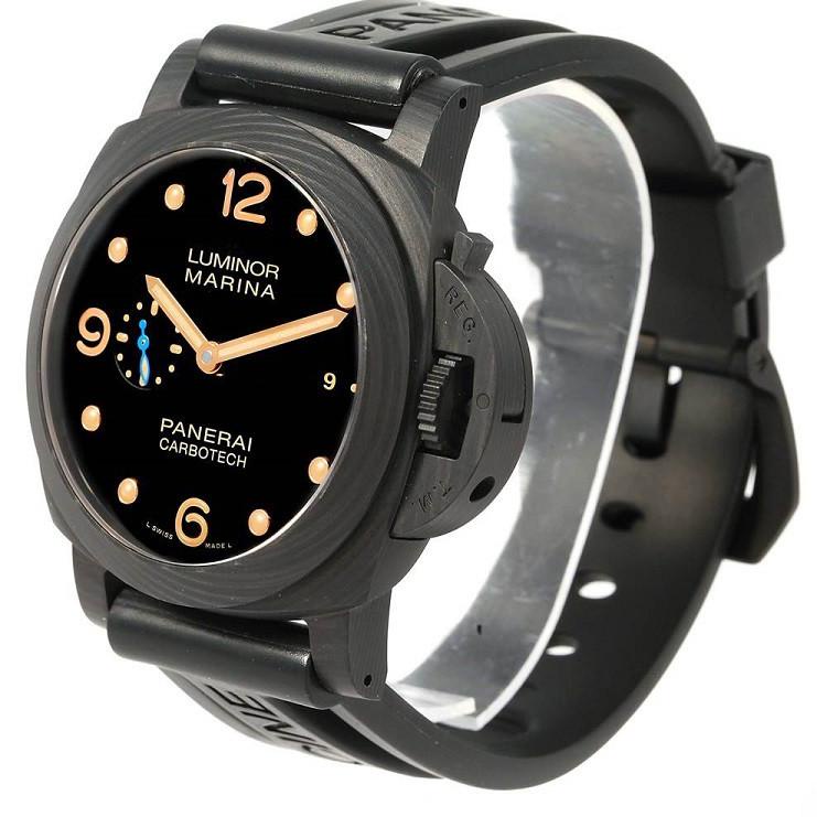 (New-A23L❤) Tali Atau Strap Karet Rubber Untuk Officine Panerai Luminor Submersible Ukuran 26mm 26 B