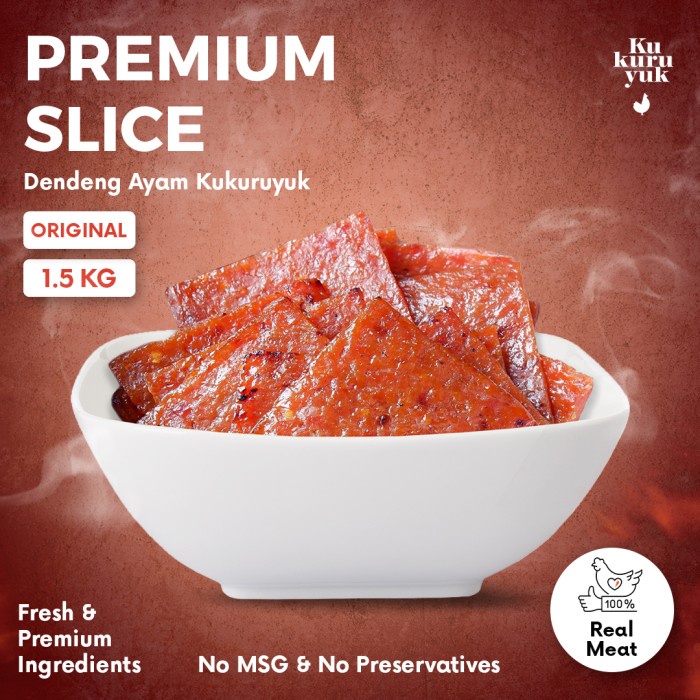

⭐BISA COD⭐ [PREMIUM] Rasa Honey / Original - 1.5 Kg - Dendeng Ayam Kukuruyuk