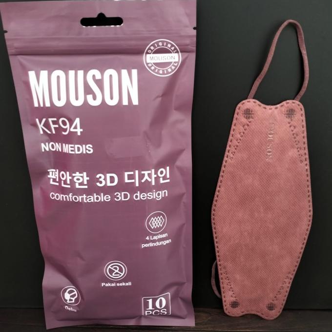 masker kf94 mouson lady pink 10pcs t-supermarketwarna Ayo Beli
