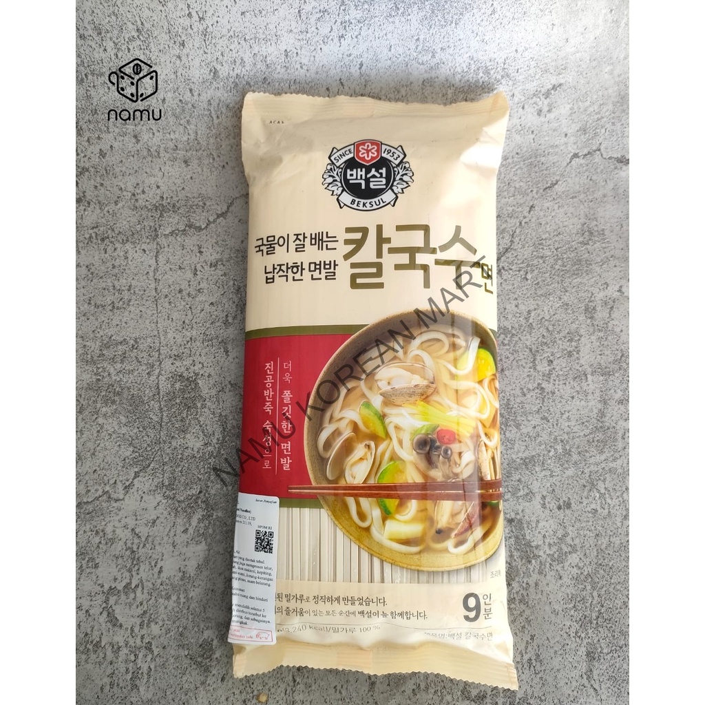 

Beksul Mie Kering 900gr / Chopped Noodle / Mie Kalguksu / Mie Kering