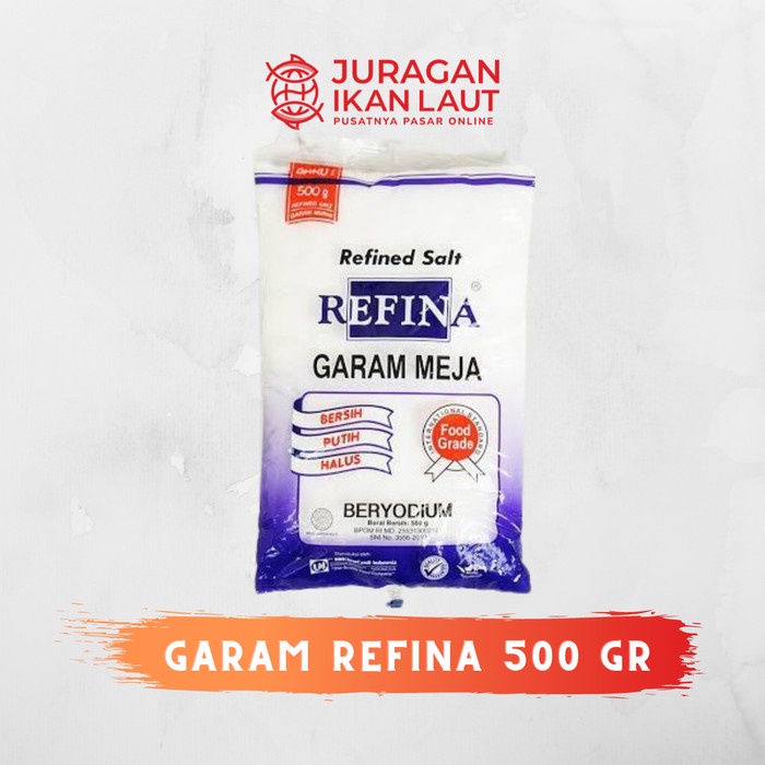 

Garam Meja Beryodium Refina - 500 Gram