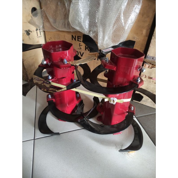 pisau rotary 1 set rumah + pisau Yanmar TE 550 ex TE 550 N original ASLI