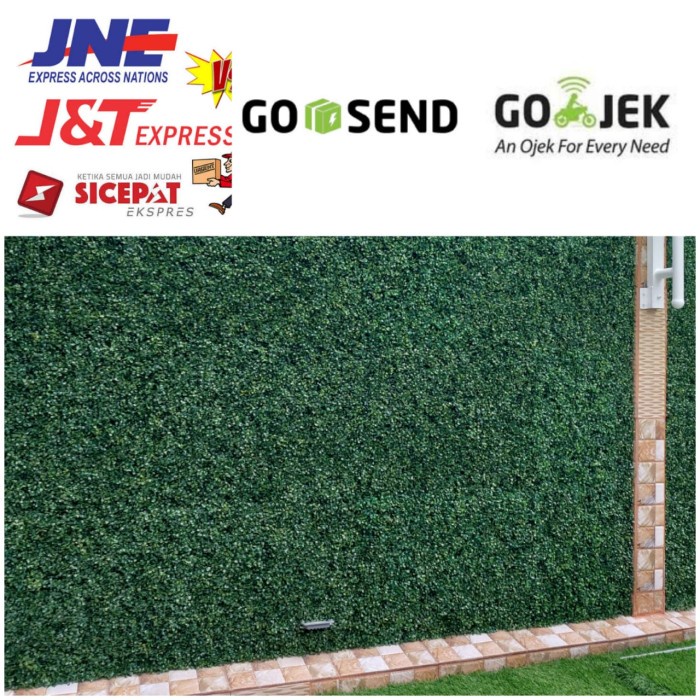 Tanaman Plastik Hiasan Dinding, Daun Alaska, Tanaman Rambat Plastik